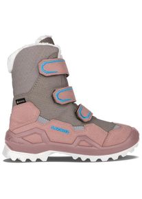 Lowa Milo Evo GTX Hi Junior Winterschuhe Kinder (Gr 26 |rosa/braun |wasserdicht)