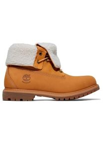Winterschuhe Timberland TL Authentic Mid Warm Lined WP Boot Damen (Gr 5,5 |orange/braun |wasserdicht)