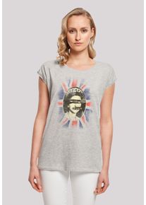 F4NT4STIC Damen T-Shirt "Sex Pistols God Save The Queen", grau, casual, Gr. 5XL, Obermaterial: 100% Baumwolle, Shirts, Premium Qualität