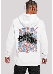 F4NT4STIC Herren Kapuzenpullover "Sex Pistols Anarchy Flag", weiß, casual, Gr. XXL, Obermaterial: 65% Baumwolle, 35% Polyester, Pullover, Premium