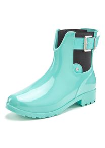 Vivance Damen Gummistiefelette, Gr. 42, blau, Obermaterial: 100% PVC. Futter: 100% Textilmaterial. Decksohle: 100% Textilmaterial. Laufsohle: 100%