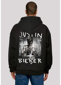 F4NT4STIC Herren Kapuzenpullover "Justin Bieber Purpose Album Cover", schwarz, casual, Gr. M, Obermaterial: 100% Baumwolle, Pullover, Premium