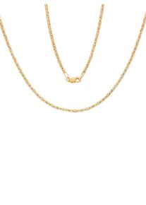 Lady Damen Gliederkette, 45, Metall-Gold, L: 45cm, gold, Metall, Gold, Halsketten
