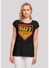 F4NT4STIC Damen T-Shirt "Kiss Army Logo", schwarz, casual, Gr. XXXL, Obermaterial: 100% Baumwolle, Shirts, Premium Qualität