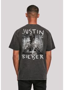 F4NT4STIC Herren T-Shirt "Justin Bieber Purpose Album Cover", schwarz, casual, Gr. XL, Obermaterial: 100% Baumwolle, Shirts, Premium Qualität, Musik,