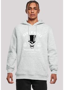 F4NT4STIC Herren Kapuzenpullover "Guns 'n' Roses Whiskey Label Rock Band", grau, casual, Gr. L, Obermaterial: 65% Baumwolle, 35% Polyester, Pullover,