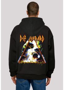 F4NT4STIC Herren Kapuzenpullover "Def Leppard Hysteria", schwarz, casual, Gr. XS, Obermaterial: 100% Baumwolle, Pullover, Premium Qualität