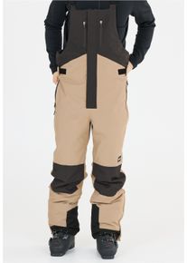 SLOPE Herren Skihose "Kenwood", beige, sportlich, Gr. S, unifarben, 100% Polyester, Hosen, im ausgeklügelten Latzhosen-Design