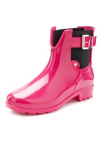 Vivance Damen Gummistiefelette, Gr. 37, pink, Obermaterial: 100% PVC. Futter: 100% Textilmaterial. Decksohle: 100% Textilmaterial. Laufsohle: 100%