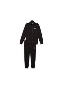 Puma Herren Jogginganzug "Essentials Jogginganzug Herren", schwarz, Gr. L, Obermaterial: 68% Baumwolle, 32% Polyester; Rippe: 97% Baumwolle, 3%
