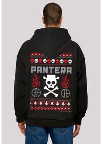 F4NT4STIC Herren Kapuzenpullover "Pantera Weihnachten Christmas", schwarz, casual, Gr. XL, Obermaterial: 100% Baumwolle, Pullover, Musik, Band, Logo