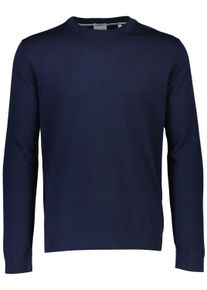 LINDBERGH Herren Strickpullover "LINDBERGH Strickpullover", blau, Gr. M, Oberstoff: 100% Schurwolle (Merino), Pullover