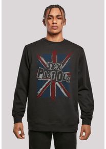 F4NT4STIC Herren Sweatshirt "Sex Pistols Anarchy Flag", schwarz, casual, Gr. S, Obermaterial: 50% Baumwolle, 50% Polyester, Sweatshirts, Premium