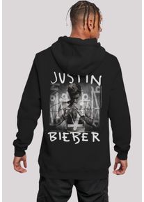F4NT4STIC Herren Kapuzenpullover "Justin Bieber Purpose Album Cover", schwarz, casual, Gr. XL, Obermaterial: 65% Baumwolle, 35% Polyester, Pullover,