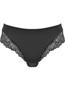 Naturana Damen Hipster, Gr. 40, schwarz, Obermaterial: 87% Polyamid, 13% Elasthan. Spitze: 89% Polyamid, 11% Elasthan, unifarben, leicht transparent,
