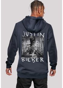 F4NT4STIC Herren Kapuzenpullover "Justin Bieber Purpose Album Cover", blau, casual, Gr. XXL, Obermaterial: 65% Baumwolle, 35% Polyester, Pullover,