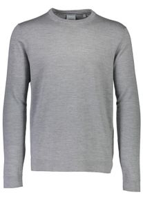 LINDBERGH Herren Strickpullover "LINDBERGH Strickpullover", grau, Gr. XXL, Oberstoff: 100% Schurwolle (Merino), Pullover