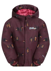 Jack Wolfskin Kinder Funktionsjacke "GLEELY 2L INS PRINT JKT K", lila, Gr. 140, OBERSTOFF 100% POLYESTER, FUTTER 100% POLYESTER FÜLLUNG 100%