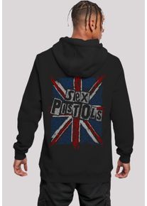 F4NT4STIC Herren Kapuzenpullover "Sex Pistols Anarchy Flag", schwarz, casual, Gr. M, Obermaterial: 65% Baumwolle, 35% Polyester, Pullover, Premium