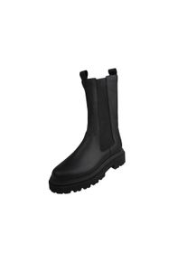 Damen Stiefelette "Fine", Lei by tessamino, Gr. 35, schwarz, Leder, casual, Schuhe, mit gepolstertem Wechselfußbett