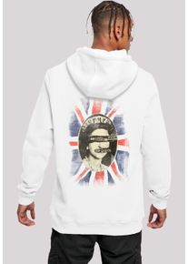 F4NT4STIC Herren Kapuzenpullover "Sex Pistols God Save The Queen", weiß, casual, Gr. XXL, Obermaterial: 65% Baumwolle, 35% Polyester, Pullover,