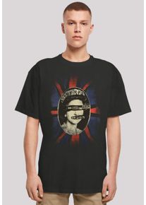 F4NT4STIC Herren T-Shirt "Sex Pistols God Save The Queen", schwarz, casual, Gr. S, Obermaterial: 100% Baumwolle, Shirts, Premium Qualität
