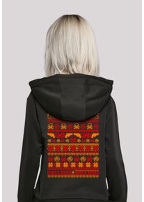 F4NT4STIC Damen Kapuzenpullover "Guns n' Roses Weihnachten Christmas", schwarz, casual, Gr. M, Obermaterial: 65% Baumwolle, 35% Polyester, Pullover,