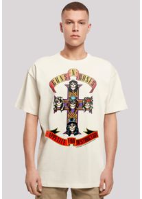 F4NT4STIC Herren T-Shirt "Guns 'n' Roses Appetite For Destruction", beige, casual, Gr. 4XL, Obermaterial: 100% Baumwolle, Shirts, Premium Qualität