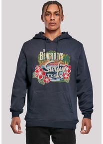 F4NT4STIC Herren Kapuzenpullover "The Beach Boys Musik Band Tropical", blau, casual, Gr. M, Obermaterial: 65% Baumwolle, 35% Polyester, Pullover,