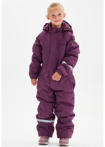 ZIGZAG Kinder Schneeoverall "Vally", lila, casual, Gr. 152, 100% Polyester, Overalls, mit wasser- und winddichter TPU-Membran