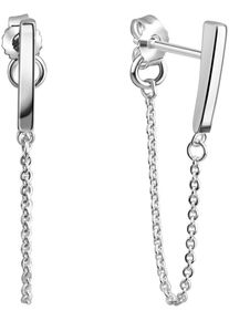 Firetti Damen Paar Ohrstecker "Schmuck Geschenk Silber 925 Ohrschmuck Ohrringe Stäbchen", Silber 925 (Sterlingsilber), silber, Silber 925