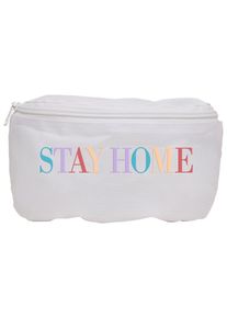 MisterTee Bauchtasche "MisterTee Unisex Stay Home Hip Bag", weiß, Polyester, unifarben, Taschen