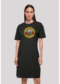 F4NT4STIC Damen Shirtkleid "Guns 'n' Roses Vintage Logo Black", schwarz, casual, Gr. XXXL, Obermaterial: 100% Baumwolle, Kleider, Premium Qualität