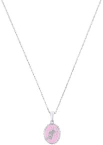 Mädchen Kette mit Anhänger "Lillifee-Motiv, 2038745", Silber 925 (Sterlingsilber), L: 38cm, bunt, Prinzessin Lillifee, Silber 925 (Sterlingsilber),