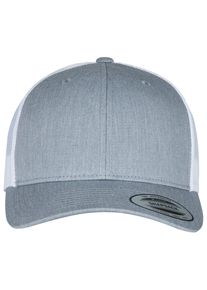 Flexfit Damen Flex Cap "Flexfit Unisex Retro Trucker 2-Tone", grau, casual, 60% Baumwolle, 40% Polyester, Caps