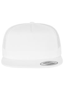 Flexfit Damen Flex Cap "Flexfit Unisex Classic Trucker", weiß, casual, unifarben, 47% Baumwolle, 28% Polyamid, 25% Polyester, Caps