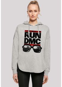 F4NT4STIC Damen Sweatshirt "Run DMC Hip-Hop Music Band NYC", grau, casual, Gr. XS, Obermaterial: 100% Baumwolle, Sweatshirts, Musik,Band,Logo