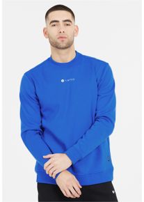 Virtus Herren Sweatshirt "Deran", blau, casual, Gr. L, bedruckt, 45% Polyester, 35% Baumwolle, 20% Polyester, Sweatshirts, Mit weichem Tragegefühl