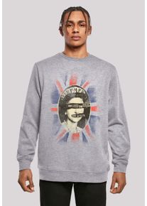 F4NT4STIC Herren Sweatshirt "Sex Pistols God Save The Queen", grau, casual, Gr. M, Obermaterial: 50% Baumwolle, 50% Polyester, Sweatshirts, Premium
