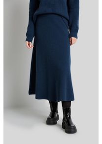 Bugatti Damen Jerseyrock, blau, Gr. XS, 40% Wolle, 30% Viskose, 20% Polyamid, 10% Kaschmir, Röcke, mit elastischem Bund