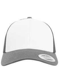 Flexfit Damen Flex Cap "Flexfit Unisex Retro Trucker Colored Front", grau, casual, unifarben, 60% Baumwolle, 40% Polyester, Caps