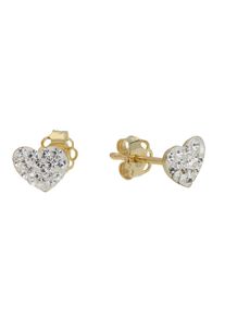 Vivance Damen Paar Ohrstecker "Herz", Gelbgold 333, gelb, Gelbgold 333, Ohrringe