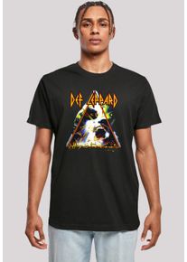 F4NT4STIC Herren T-Shirt "Def Leppard Hysteria", schwarz, casual, Gr. XXL, Obermaterial: 100% Baumwolle, Shirts, Premium Qualität