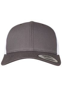 Flexfit Damen Flex Cap "Flexfit Unisex Retro Trucker 2-Tone", grau, casual, 60% Baumwolle, 40% Polyester, Caps