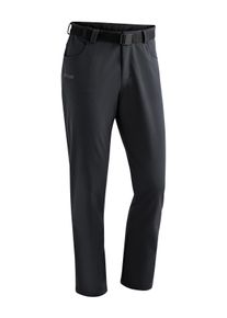 Maier Sports Herren Funktionshose "Perlit M", schwarz, Gr. 25, Vorderseite: 92% Polyester, 8% Elasthan / Rückseite: 100% Polyester, Hosen, warme
