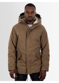 Herren Winterjacke "ASMauro", braun, Gr. S, Alessandro Salvarini, Obermaterial: 100% Baumwolle; Innenmaterial: 100% Polyester, Jacken, mit warmem