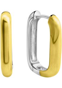 Firetti Damen Paar Creolen "Schmuck Geschenk Silber 925 Ohrschmuck Ohrringe bicolor", Silber 925 (Sterlingsilber), gold, Silber 925 (Sterlingsilber),