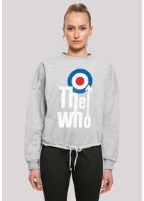 F4NT4STIC Damen Sweatshirt "The Who Rock Band", grau, casual, Gr. XS, Obermaterial: 65% Baumwolle, 35% Polyester, Sweatshirts, Premium Qualität