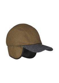 Lerros Damen Baseball Cap "Lerros Gefüttertes Woll-Basecap mit Ohrenklappen", beige, 50% Wolle, 50% Polyester, Caps