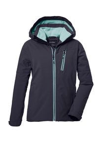 Killtec Kinder Outdoorjacke "KOW 169 GRLS JCKT", blau, sportlich, Gr. 152, 100% Polyester, Jacken